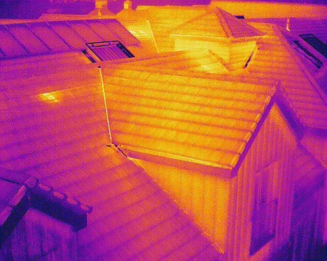 Thermal Imaging Roof Survey Image Durham